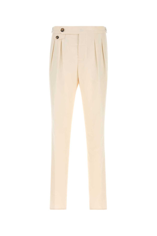 Ivory cotton pant BRUNELLO CUCINELLI (MH252M5030)