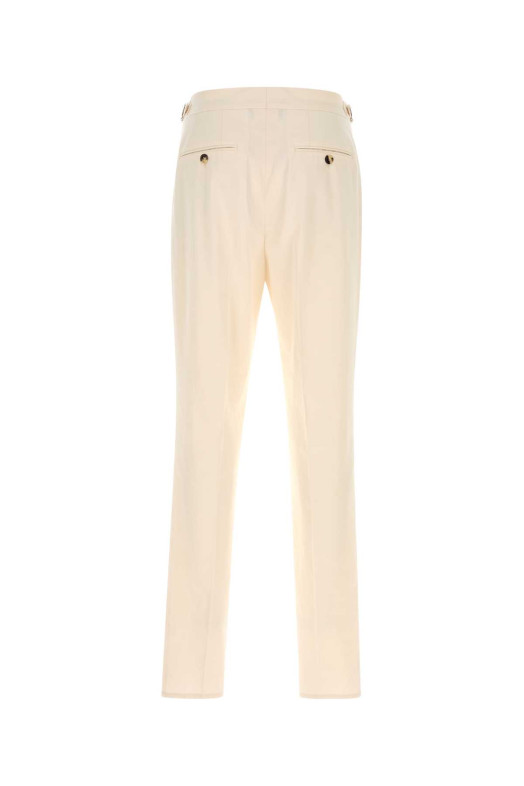 Ivory cotton pant BRUNELLO CUCINELLI (MH252M5030)