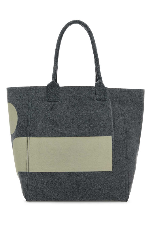 Melange grey cotton Yenky shopping bag ISABEL MARANT (PM0001FBD1X07M)