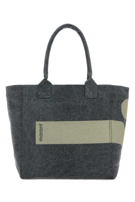 Melange grey canvas small Yenky shopping bag ISABEL MARANT (PM0002FBD1X07M)