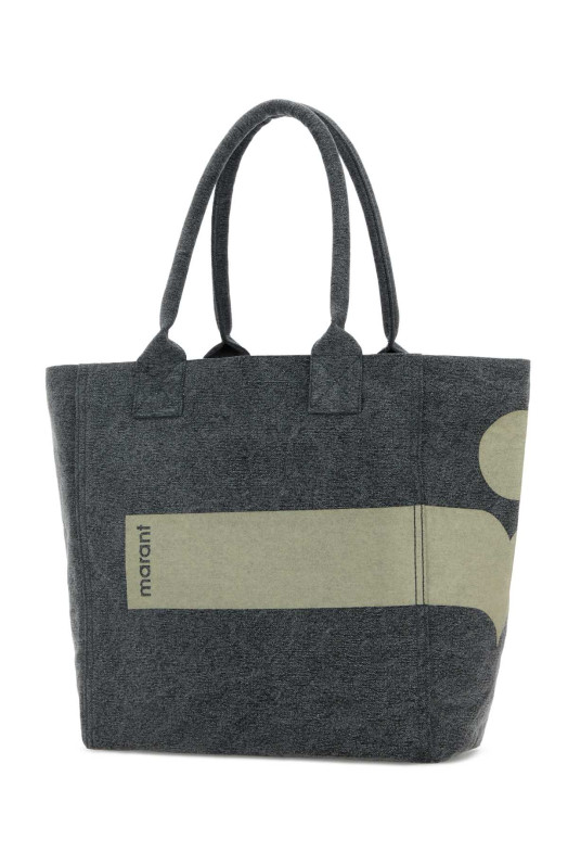 Melange grey canvas small Yenky shopping bag ISABEL MARANT (PM0002FBD1X07M)