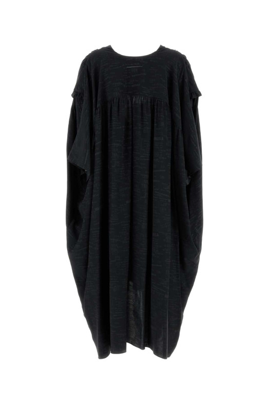 Black jersey shirt dress MM6 MAISON MARGIELA (S52DD0077M35737)