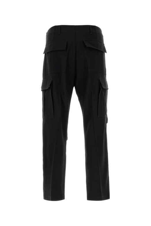 Black wool blend cargo pant TOM FORD (SCC004FMW084)