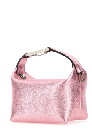 Pink leather Moonbag handbag Pink EERA (TMLA21)