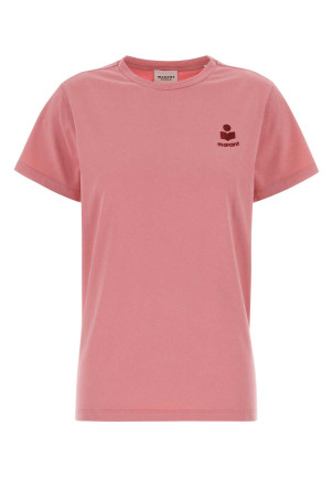 Pink cotton Aby t-shirt ISABEL MARANT ETOILE (TS0070FAA1N98E)