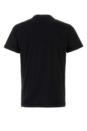 Black cotton t-shirt Black PRADA (UJN979SOOO11CD)