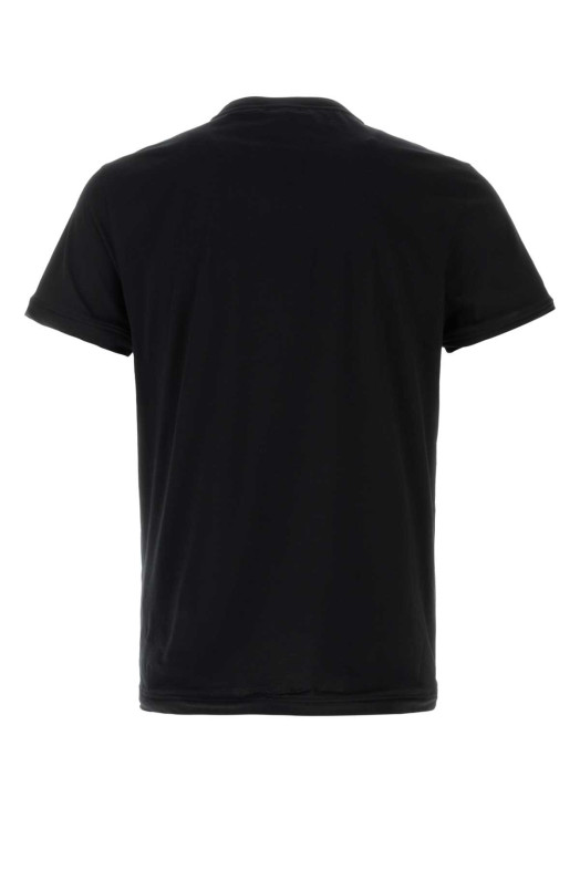Black cotton t-shirt Black PRADA (UJN979SOOO11CD)