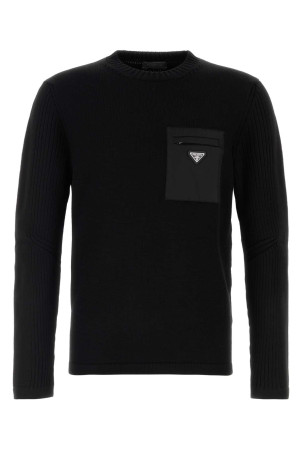 Black wool sweater Black PRADA (UMB049SWMO1W4X)