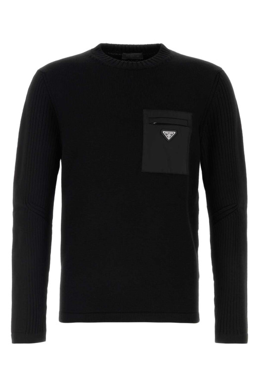 Black wool sweater Black PRADA (UMB049SWMO1W4X)
