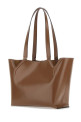Brown leather YY WEST shoulder bag Brown BOYY (YYWESTTOTE)