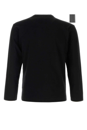 Black cotton t-shirt Black COMME DES GARCONS PLAY (AXT120051 )