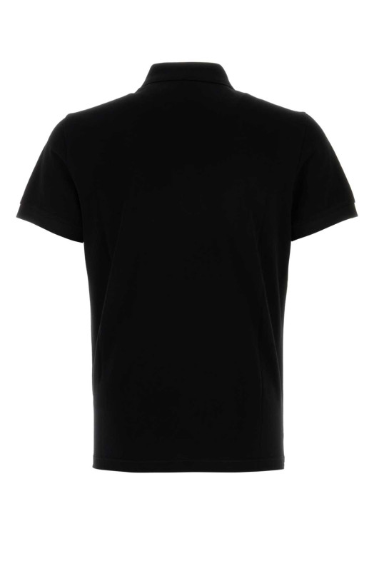 Black piquet polo shirt Black FENDI (FY0985AUA5)