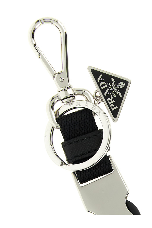 Nylon keyring Black