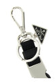 Nylon keyring Black