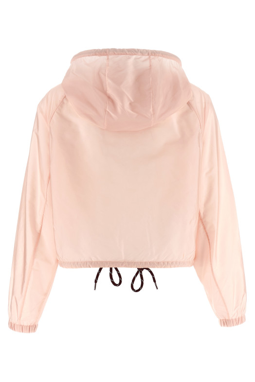 Куртка Re-Nylon Feather crop, розовая PRADA 292267SWMO1WQ9F0E18