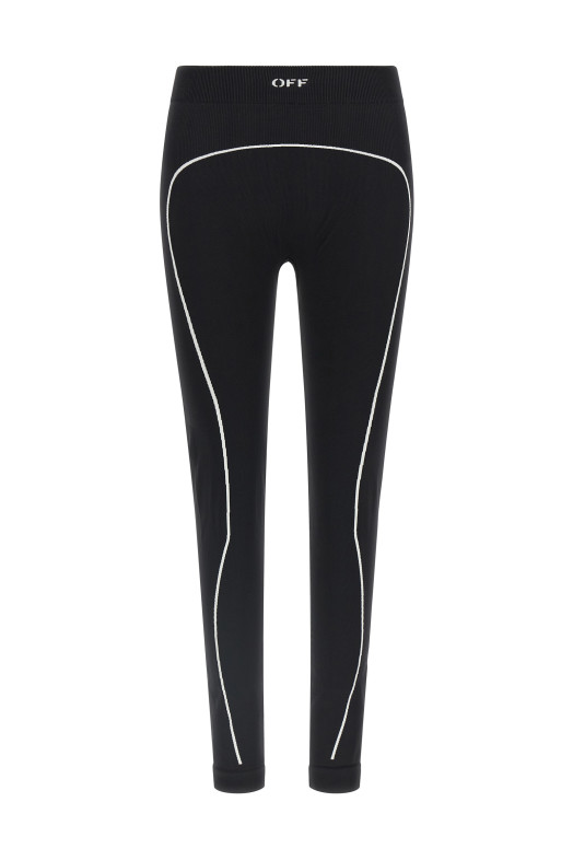'Off Active' line leggings Black-grey