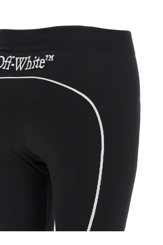 'Off Active' line leggings Black-grey