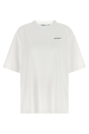 'Half Arrow Skate' T-shirt White