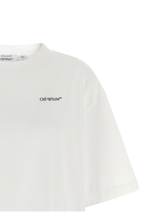 'Half Arrow Skate' T-shirt White