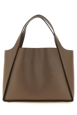 Logo shopping bag Brown