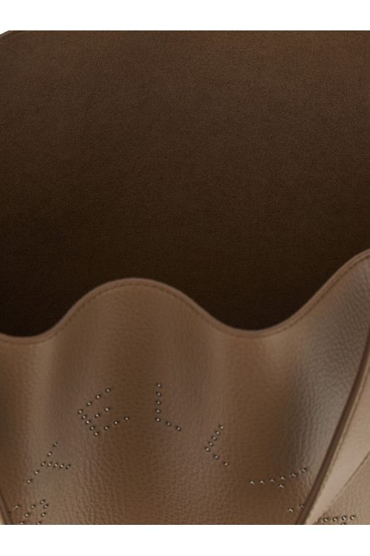 Logo shopping bag Brown