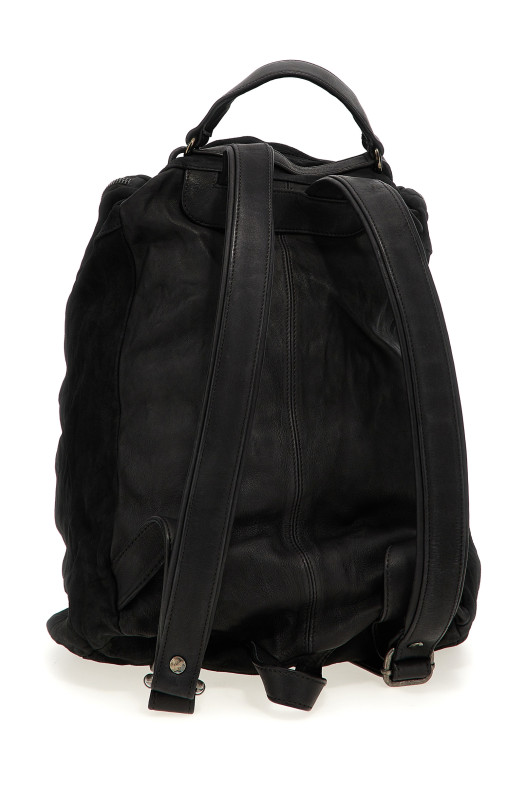 Кожаный рюкзак Черный GIORGIO BRATO BS26S2400VBRUSHNERO