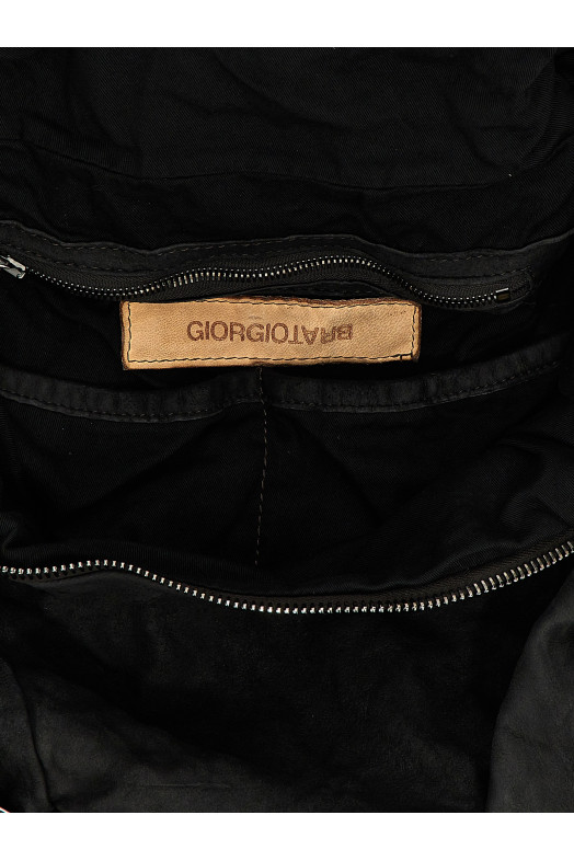 Кожаный рюкзак Черный GIORGIO BRATO BS26S2400VBRUSHNERO
