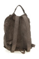 Leather backpack Gray