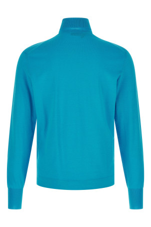 Свитер с высоким воротником и инкрустацией логотипа BLUE PRADA UMR675SOOO1811F0136