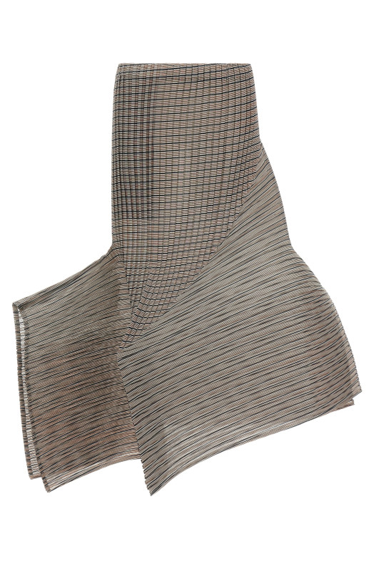 Юбка «Generic Stripes (Machine Pleats)» коричневого цвета IM58FG14217