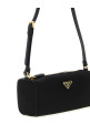 Triangle logo shoulder bag Black