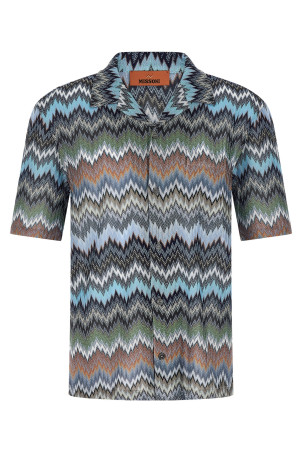Chevron snake shirt Multicolor