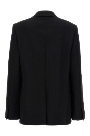 Tailored single-breasted blazer Black
