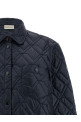 Стеганая рубашка-накидка Синяя MONCLER L10932F00001788UY778
