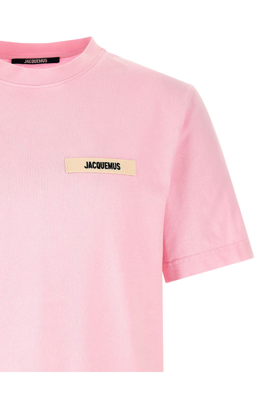 JACQUEMUS 'Футболка Gros-Grain' Футболка Pink 25HTSM00133AJ00226431