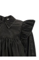Блузка «Black Washed Frill» Черная A1040061099