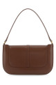 Brown leather Miranda shoulder bag BY FAR (22CRMDASTCWMED)