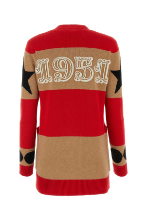 Embroidered wool blend Valido cardigan Green MAX MARA (2421346031600)