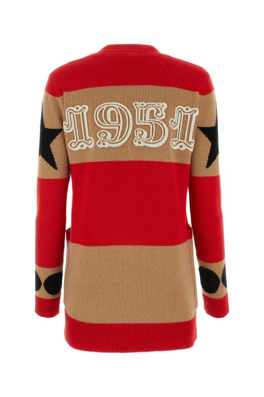 Embroidered wool blend Valido cardigan Green MAX MARA (2421346031600)