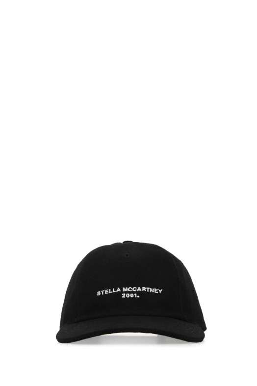 Black cotton blend baseball cap STELLA McCARTNEY (570194WP0023)