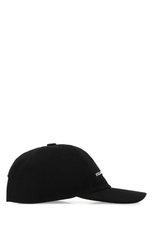 Black cotton blend baseball cap STELLA McCARTNEY (570194WP0023)