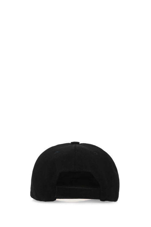 Black cotton blend baseball cap STELLA McCARTNEY (570194WP0023)