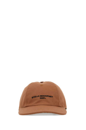 Caramel cotton blend baseball cap STELLA McCARTNEY (570194WP0118)