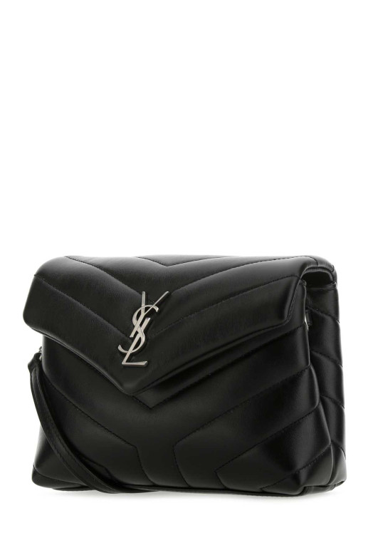 Black leather toy Loulou crossbody bag Black SAINT LAURENT (678401DV706)