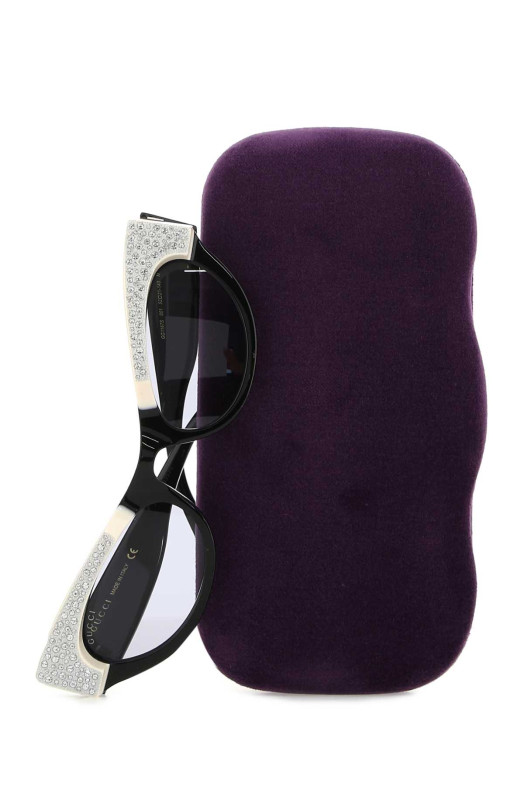 Black acetate sunglasses GUCCI (691320J0742)