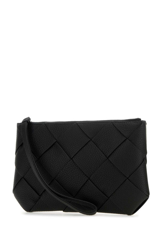 Black leather medium Diago clutch BOTTEGA VENETA (795119V4FV1)