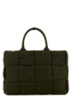 Olive green canvas large Arco Padded shopping bag BOTTEGA VENETA (795507V37X2)