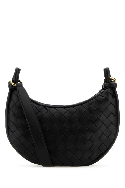 Black leather Gemelli crossbody bag BOTTEGA VENETA (796638V1W51)