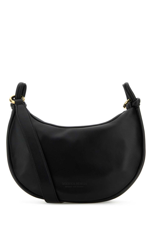 Black leather Gemelli crossbody bag BOTTEGA VENETA (796638V1W51)