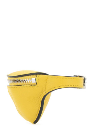 Yellow leather wrist coin purse Yellow LOEWE (C500G74X01)